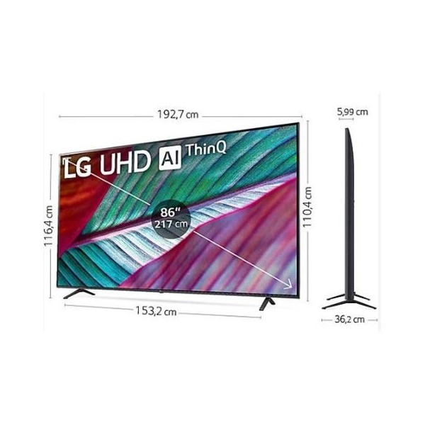 TELEVISOR 86 LG 86UR78006LK 4K| SMART TV | WIFI | BT |