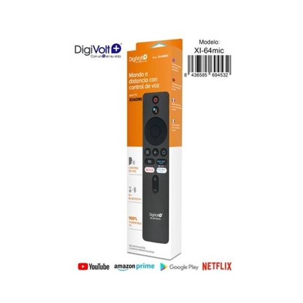 MANDO A DISTANCIA BLUETOOTH CON MICROFONO COMPATIBLE TV XIAOMI DIGIVOLT