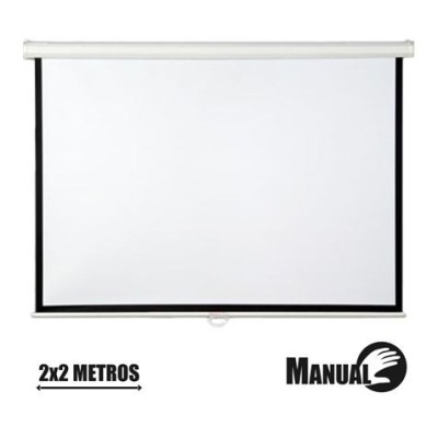 PANTALLA PROYECCION MANUAL 2 X 2MTR CROMAD