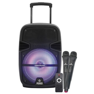 ALTAVOZ A350 AMPLIFICADO 12 350W | BATERIA 4500 | 2 X MICROFONOS | 50W RMS