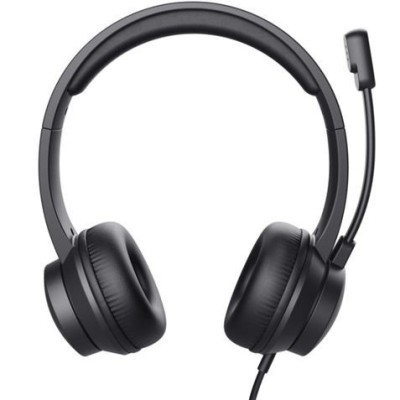 AURICULARES + MICROFONO TRUST HS-201 HEADSET USB BLACK