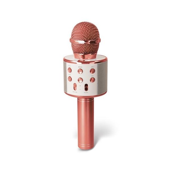 MICROFONO KARAOKE BLUETOOTH BMS-300 LITE ROSE GOLD FOREVER