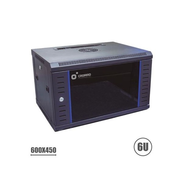 RACK 19 6U 600X450 SERIE BLUE CROMAD