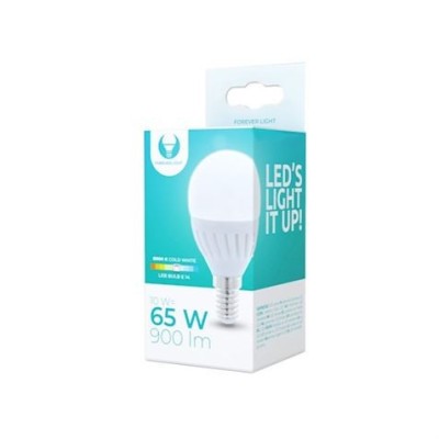 BOMBILLA LED G45 | 10W | 900LM | E14 | LUZ FRIA | FOREVER