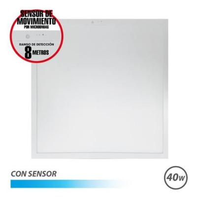 PANEL LED 60X60 40W | 4600LM | LUZ FRIA | CON SENSOR ELBAT