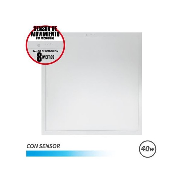 PANEL LED 60X60 40W | 4600LM | LUZ FRIA | CON SENSOR ELBAT