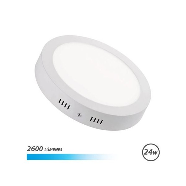 DOWNLIGHT CIRCULAR SOBRE PARED LED 24W LUZ BLANCA ELBAT