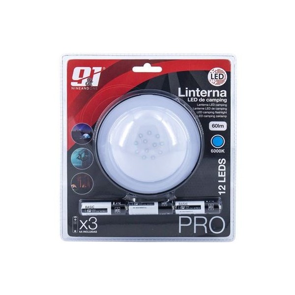 LINTERNA CAMPING 12 LEDS