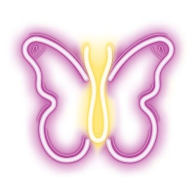 LAMPARA DECORATIVA NEON LED BUTERFLY FOREVER