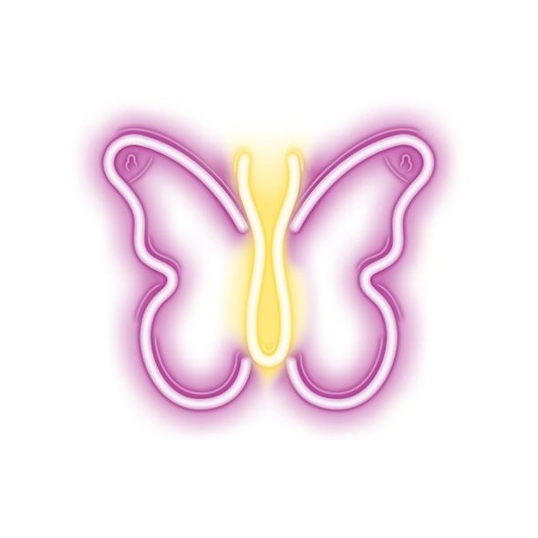 LAMPARA DECORATIVA NEON LED BUTERFLY FOREVER