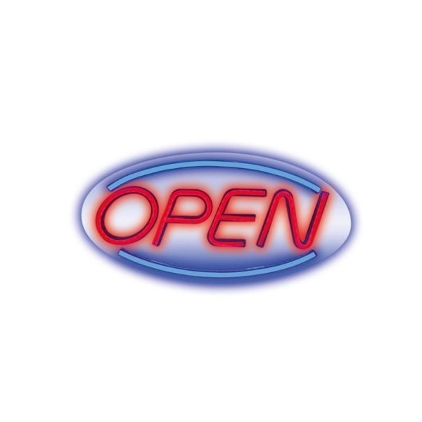 LAMPARA DECORATIVA NEON LED OPEN FOREVER