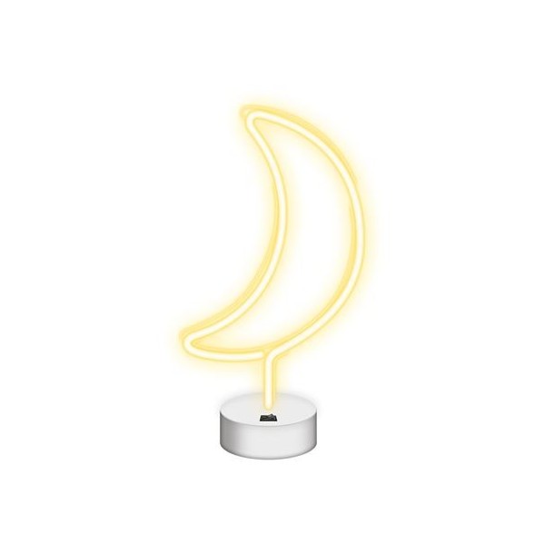 LAMPARA SOBREMESA DECORATIVA NEON LED MOON