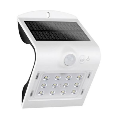 APLIQUE LED SOLAR 1.5W 220LM DOBLE ILUMINACIÓN BLANCO ELBAT