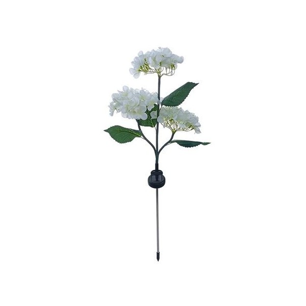 ESTACA SOLAR DECORATIVA FLORES JARDIN 79CM