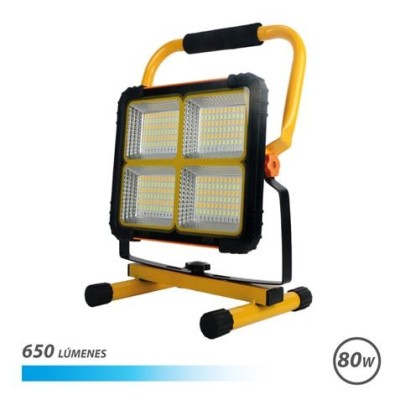 FOCO SOLAR LED 80W 650LM PLEGABLE ELBAT