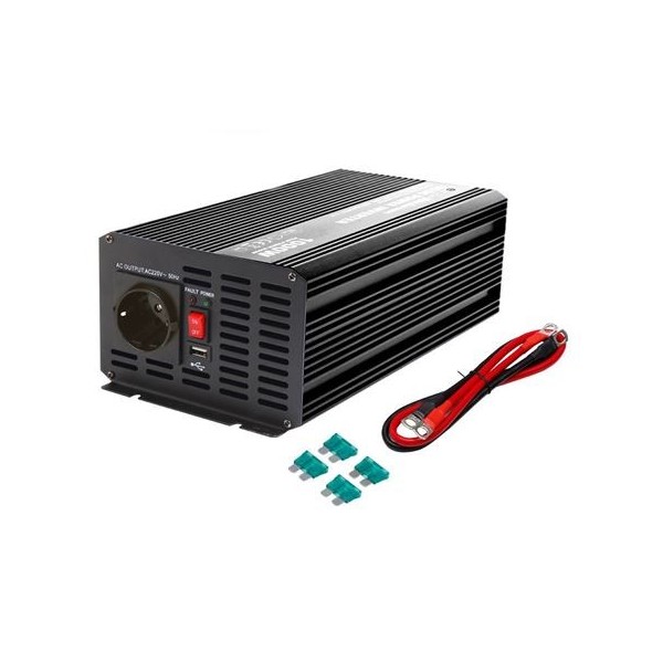 CONVERTIDOR DE CORRIENTE ONDA PURA 1000W ELBAT