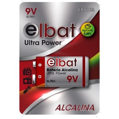 BLISTER 1 PC PILA ALCALINA 6LR61/9V ELBAT