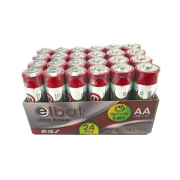 PACK 24 PCS PILAS ALCALINAS LR6/AA ELBAT