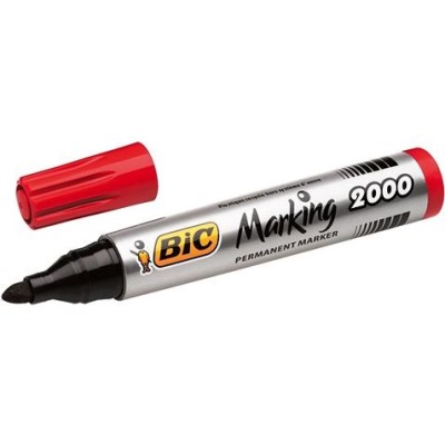 ROTULADOR MARCADOR BIC MARKING 2000 ECO - COLOR ROJO - PUNTA 4.9MM