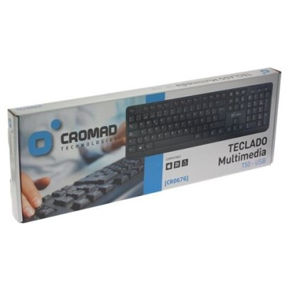 TECLADO MULTIMEDIA T50 USB CROMAD