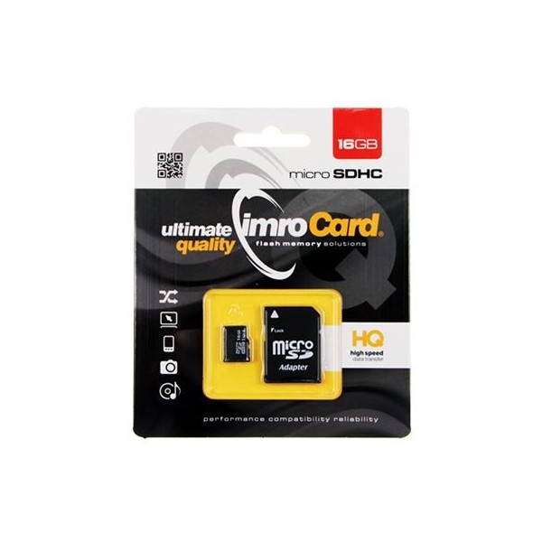 MEMORIA MICRO SD IMRO 16GB CLASE 10