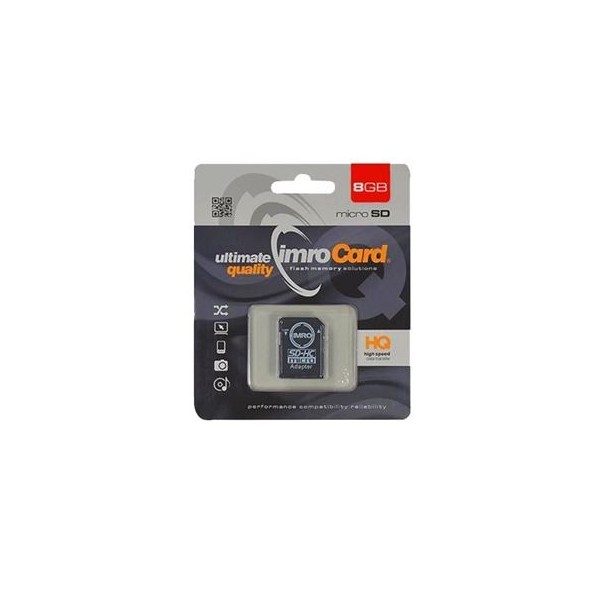 MEMORIA MICRO SD IMRO 8GB CLASE 10