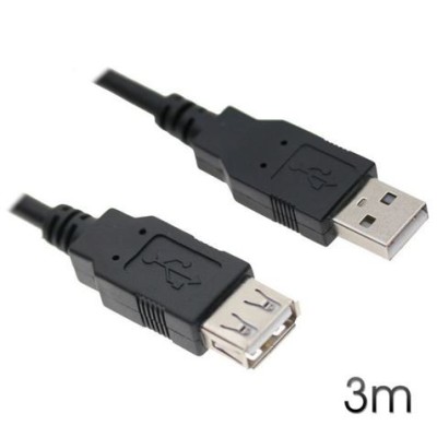 CABLE USB 2.0 EXTENSION 3M AM-AF CROMAD