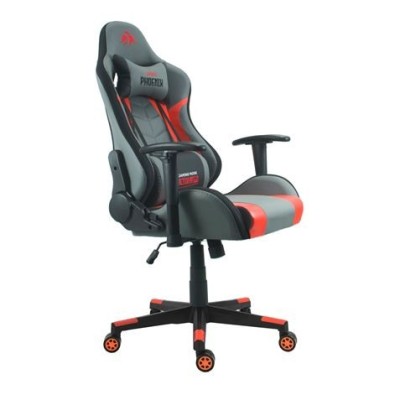 SILLA GAMING SERIE PHOENIX ROJA CROMAD