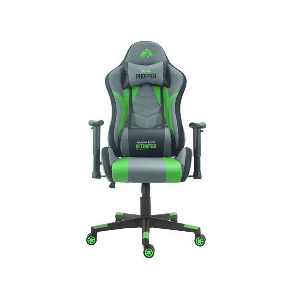 SILLA GAMING SERIE PHOENIX VERDE CROMAD