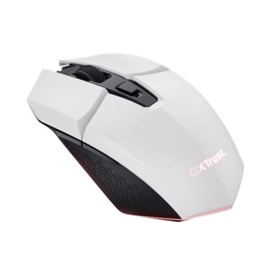 RATON GAMING INALAMBRICO RECARGABLE RGB BLANCO TRUST