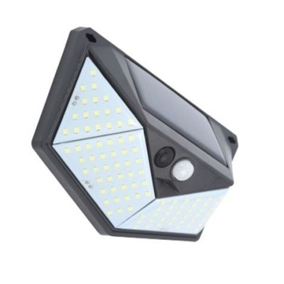 APLIQUE LED SOLAR 250LM ILUMINACIÓN 3 CARAS NEGRO ELBAT