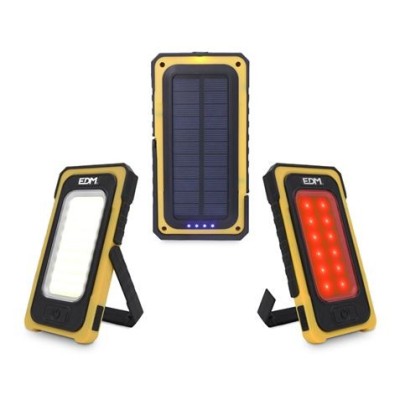 LINTERNA LED SOLAR RECARGABLE 10W COB 750 LUMENS