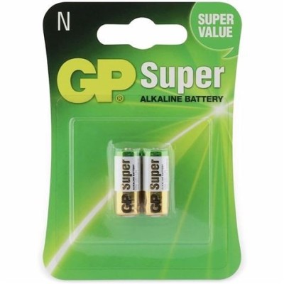 PACK 2 PILAS SUPER ALCALINAS N LR1 1.5V GP BATTERIES