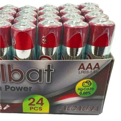 PACK 24 PCS PILAS ALCALINAS LR03/AAA ELBAT