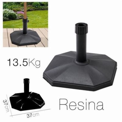 SOPORTE PARA SOMBRILLA RESINA NEGRO 37CM