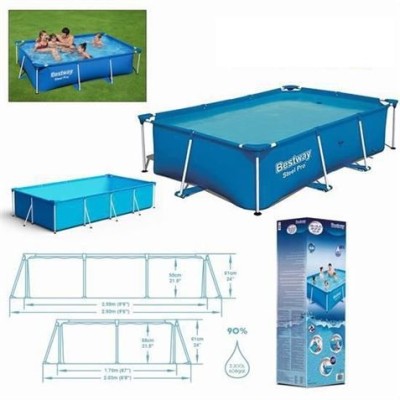 PISCINA RECTANGULAR STEEL PRO 259X170X61 BESTWAY