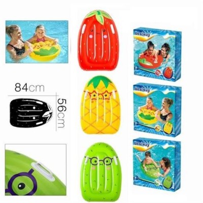 COLCHONETA HINCHABLE INFANTIL FRUTAS 84X56CM BESTWAY