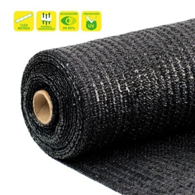 MALLA DE SOMBREO NEGRA 1X50 METROS SUNGARDEN