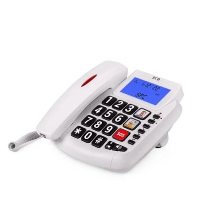 TELEFONO FIJO PERSONAS MAYORES COMFORT VOLUME 2 BLANCO SPC