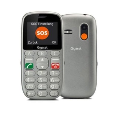 TELEFONO MOVIL PERSONAS MAYORES GL390 SILVER GIGASET