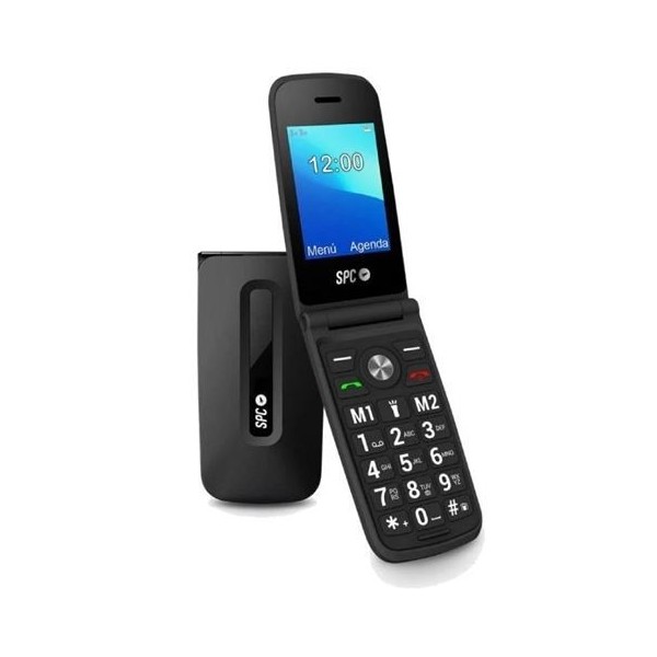 TELÉFONO MOVIL SPC TITAN PARA PERSONAS MAYORES/NEGRO