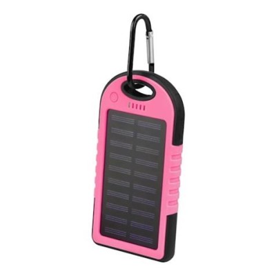 POWERBANK SOLAR 5000MAH ROSA SETTY