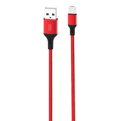 CABLE NB143 CORDON USB - MICRO USB | 2.4A | 2 MTR | ROJO XO