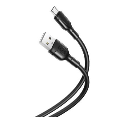 CABLE NB212 SILICONA USB - MICRO USB | 2.1A | 1 MTR | NEGRO XO