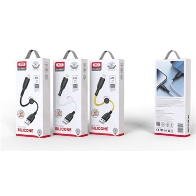 CABLE NB247 CARGA RAPIDA USB - MICRO USB | 6A | 25CM CON CLIP | NEGRO XO