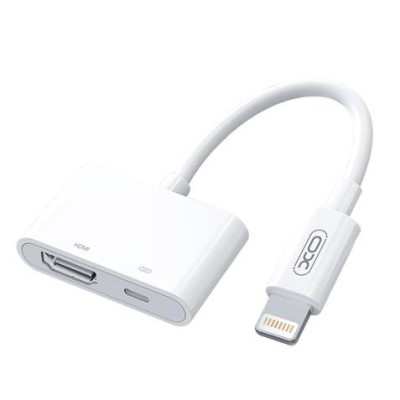 ADAPTADOR HUB005 LIGHTNING - HDMI Y TIPO C XO