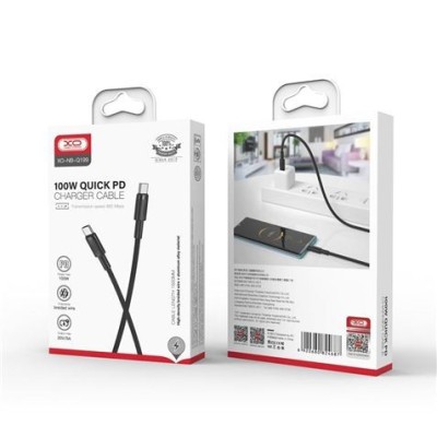 CABLE NBQ199 TIPO C 100W | NEGRO 1.5MTR XO