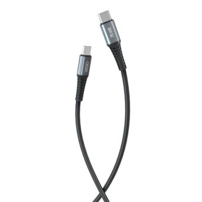 CABLE TRENZADO TIPO C 60W NBQ167 NEGRO XO