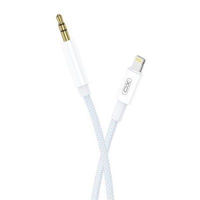 CABLE LIGHTNING - MINI JACK 3.5MM 1 METRO BLANCO XO