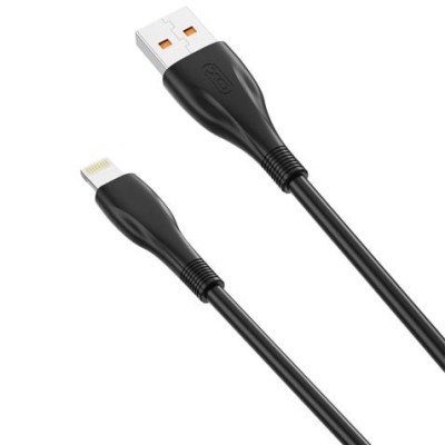 CABLE NB185 CARGA RAPIDA USB - LIGHTNING | 6A | 1 METRO | NEGRO XO